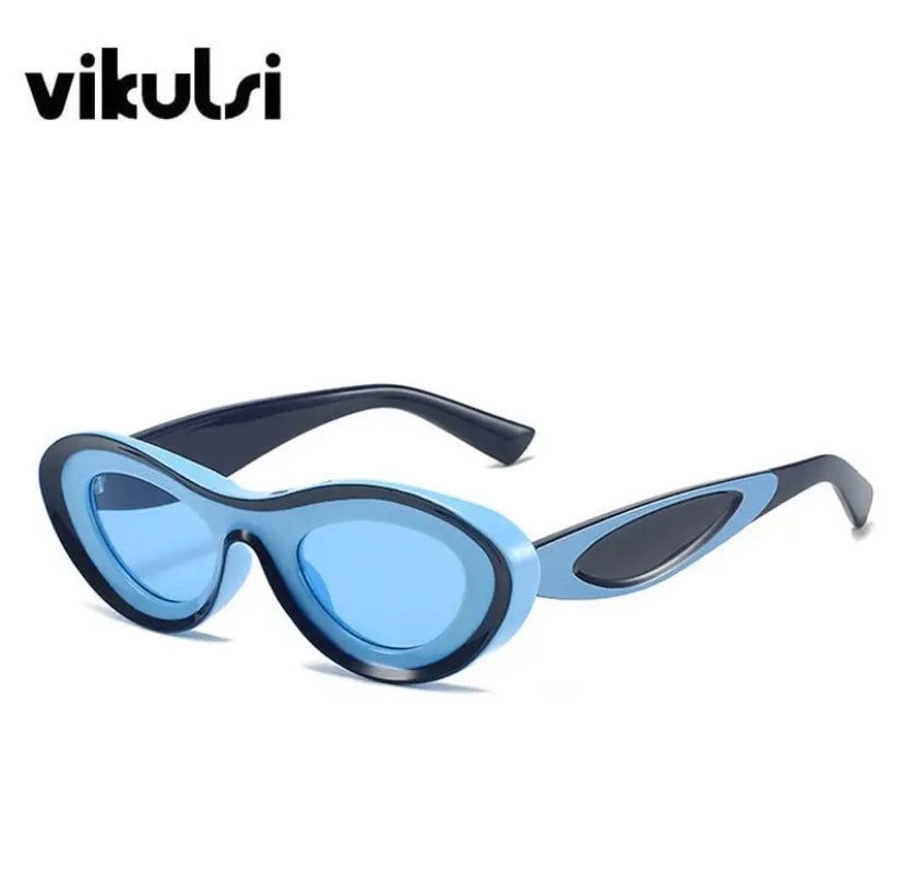 New Two Tone Retro Sunglasses by Vikulsi