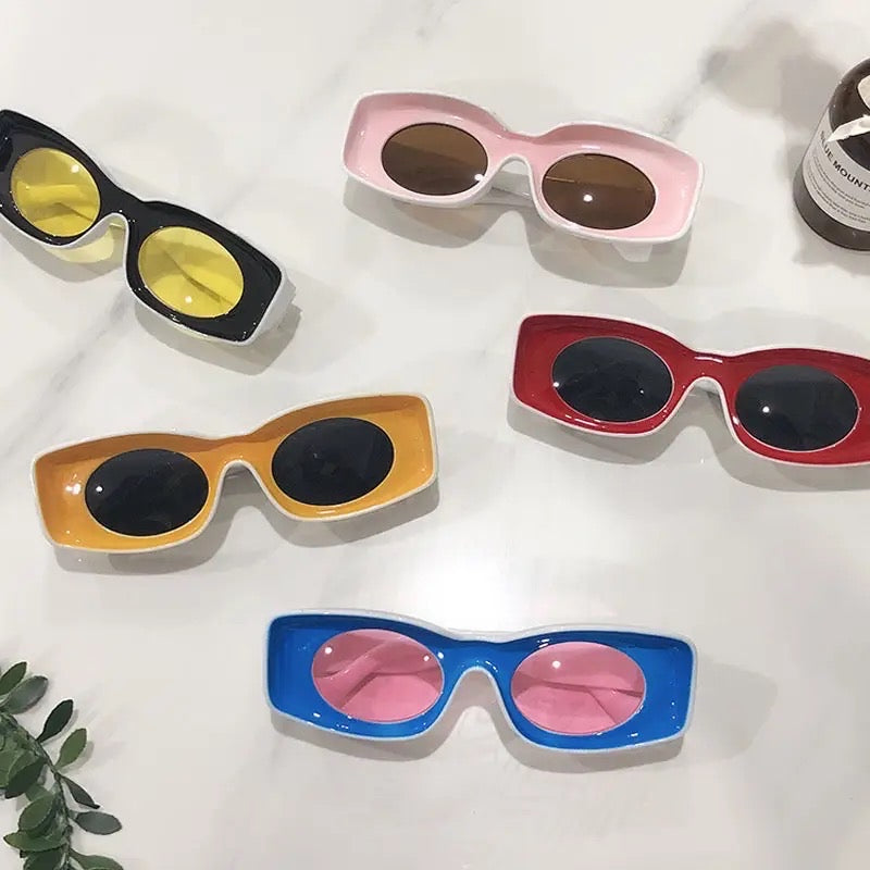 Brand Designer Square Sunglasses