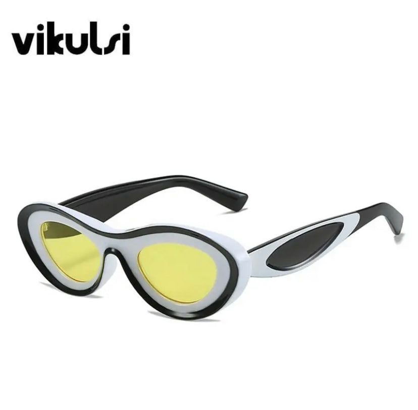 New Two Tone Retro Sunglasses by Vikulsi