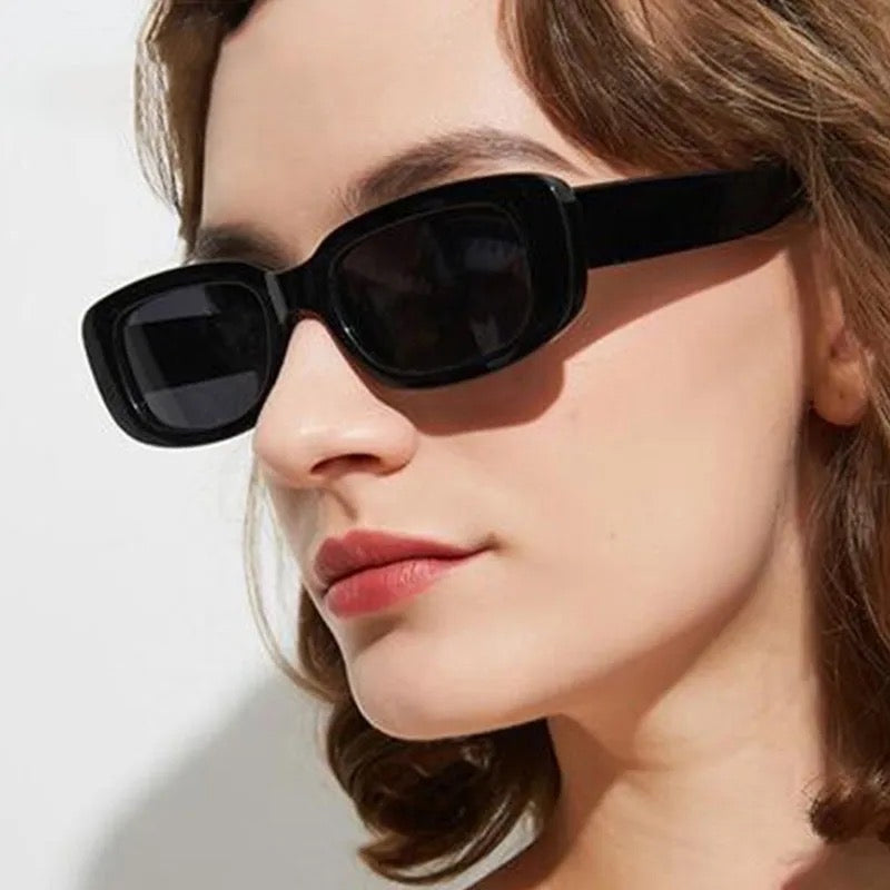 Small rectangle sunglasses women oval vintage brand designer square sunglasses for women shades female eyewear anti-glare uv400