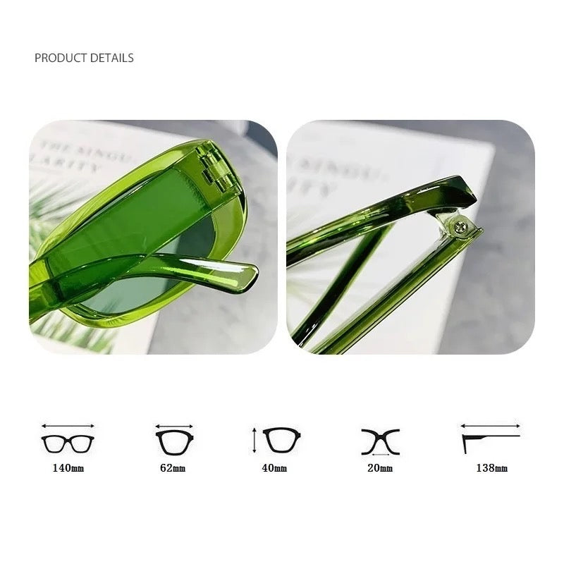 Small rectangle sunglasses women oval vintage brand designer square sunglasses for women shades female eyewear anti-glare uv400