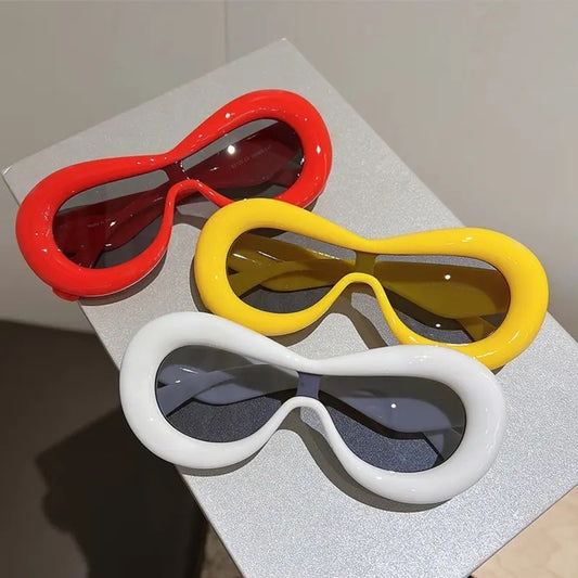 2023 New Oval Sunglasses Retro Brand Design Shades Eyewear